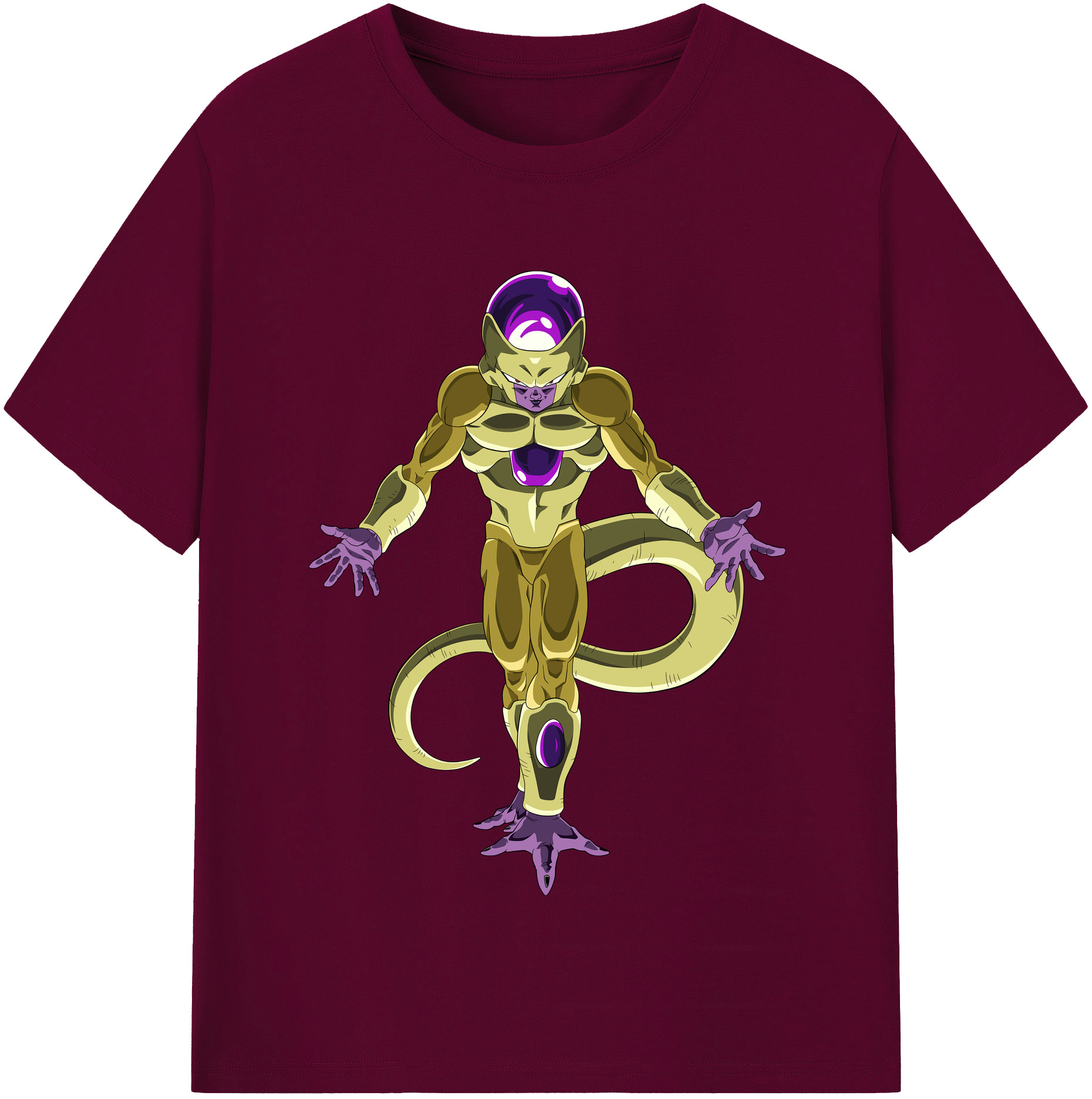 （画像用） ドラゴンボール フリーザ DRAGON BALL Frieza レディースカジュアルプリントTシャツ（綿100％）